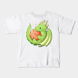 Cute Dragon with Dice Kids T-Shirt